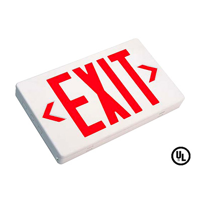 Thin Thermoplastic Exit Sign