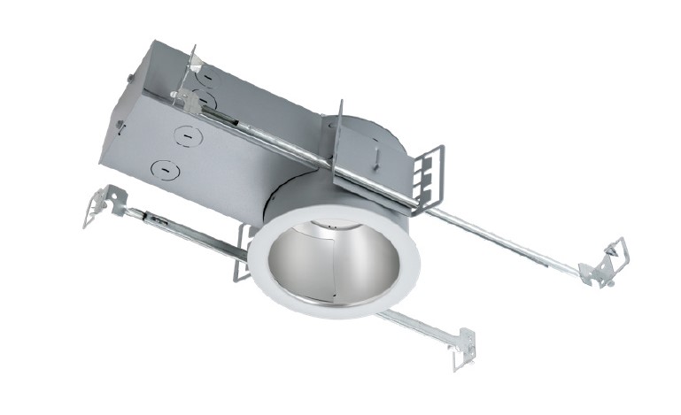 4" Round LED Shallow Downlight New Construction