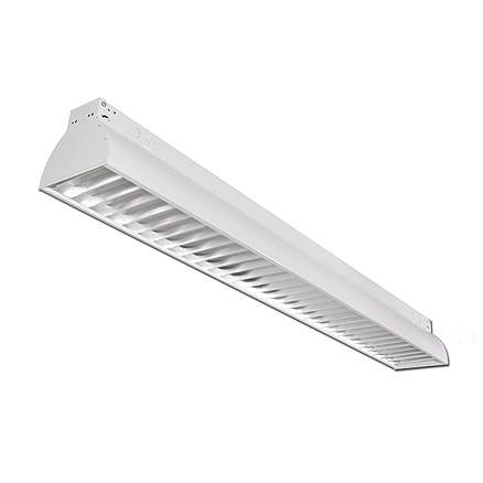 Linear Pendant Louvered Industrial 6”