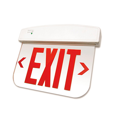 Thermoplastic LED Edgelit Exit Sign